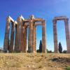 Ancient Ruins in the heart of Athens, Greece