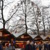 A santa-themed ferris wheel