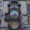 The famous clock in the town square