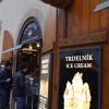 A famous dessert- a thin dough rolled in cinnamon that is shaped like a chimney