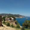 Some of the preserved ruins of Tossa de Mar. Can you find Pablo?