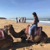 The start of the camel ride
