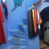 The Blue City even paints its stairs blue