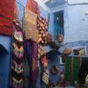 Weaving workshops are typical in Chefchauen 