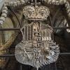 Monks made unique designs from the resting bodies in the grave yards