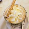 I ate my Kaiserschmarrn with a delicious hot chocolate too!