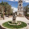 An old bell tower in a small town in the Atacama Desert