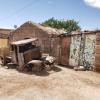 In this small town in the desert, every structure was made from large clay blocks