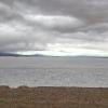 This salt flat in the desert of Argentina seems to go on forever