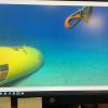 The autonomous underwater vehicle (AUV) on the seabed taken by the remotely operated vehicle (ROV)