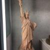 The Statue of Liberty was a gift from France, and I found a model of the statue in the fine arts museum