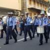 Mauritian police marching band