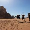 Morgan, Shari, and I tried to have a jumping picture
