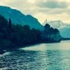 Picturesque Chateau de Chillon sits on Lake Geneva, and it is rightly considered to be one of the most famous castles in the country 