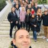 Our tour guide took a selfie with us all in the background!