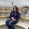 Here I am with Parc Güell and the city of Barcelona behind me!
