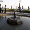 A fountain with a grasshopper in Chapultepec Forest, where the castle is located. In the indigenous Nahuatl language, "Chapultepec" means "Grasshopper Hill." 