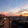 The sunrise over Valencia from my hotel window!