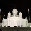 The Helsinki Cathedral in Finland, rebuilt in Japan out of snow