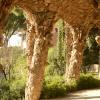 The passages in Park Guell are a prime example of Catalan Modernism, a style of architecture lead by Gaudi 