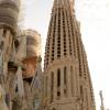 A view of the Tower of Joy in the Sagrada Familia 