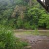 View of river in the montains of Arenal from the bank