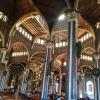 Inside of the Basílica de Nuestra Señora de los Ángeles in Cartago, originally built in 1639, most recently restored in 1939