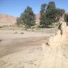 The ruins of an old Manchu fort in Khovd from when China ruled over Mongolia 150 years ago 