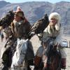 Aisholpan, the star of the movie the Eagle Huntress