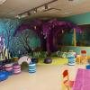 The Playful Learning Center classroom, featuring my favorite purple tree