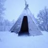 This "teepee" is Finnish-made from natural materials