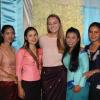 My Lao friends and I posing for a picture at a wedding in Luang Prabang