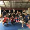 My boxing class in Luang Prabang