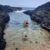 One of my students likes to fish at this natural pool in La Palma 