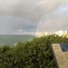 A rainbow over Tel Aviv after a rainy day!
