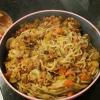 My friends and I made this spaghetti bolognese with veggies together to celebrate one of their 23rd birthdays!