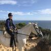 Later on in the first day, I rode a different horse named Triana (which is a famous neighborhood in my home city, Sevilla)