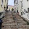 Lisbon is built on a bunch of hills, so finding long staircases and steep hills is normal