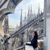Seeing Milan from the rooftop of the Duomo