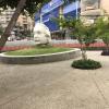 Can you guess who this is? This famous scientist's head is in a plaza close to my apartment