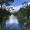 The river leads the way to the castle