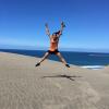 I climbed up a sand dune at Sigatoka Sand Dunes National Park! 