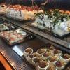 Madrid, Spain: Tapas (small plates) with cheese and salmon from El Mercado San Miguel