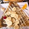 Nice, France: Cookie butter crepe with white chocolate & bananas!