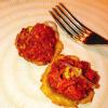 Madrid, Spain: Cochinita pibil (a slow cooked pork) on plantains