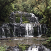 Saw a small waterfall while traveling on the South Island! 