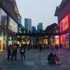 Colorful outdoor mall