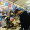 A street full of art shops 