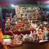 Vendors sell what people might wish for, so there are representations of houses, babies and cars for sale