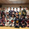 A large group of students from the international dorm went to get yukatas together and support the local festival 